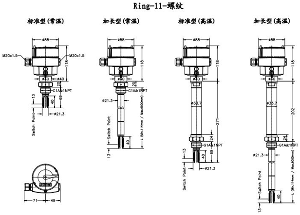 從技術參數(shù)和規(guī)格看音叉液位開關的可靠性